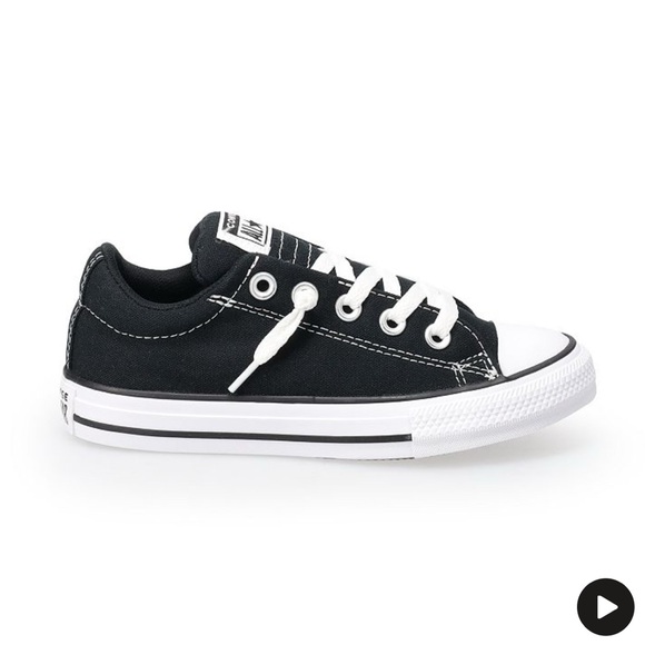 Converse Black Kids' Sneakers - Picture 2 of 5